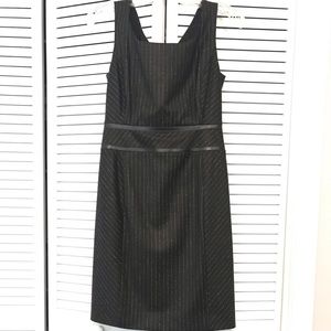 Carlisle Sleeveless Pinstripe Dress, 0, EUC